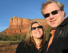Adoptive Family Photo: On Vacation in Sedona, AZ, click to view bigger version