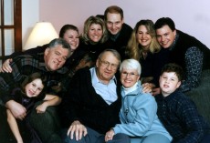 Posing with Lynn�s Family before a Holiday Dinner