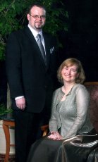 Adoptive Family Photo: All Dressed Up for a <br>Fundraising Event, click to view bigger version