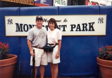 Adoptive Family Photo: Visiting Yankee Stadium on Vacation, click to view bigger version