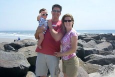 Adoptive Family Photo: Vacationing at the Beach, click to view bigger version