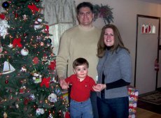 Adoptive Family Photo: Our Family at Christmas, click to view bigger version