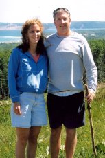 Adoptive Family Photo: Hiking on the Hills of <br>Lake Michigan, click to view bigger version