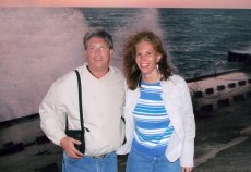 Adoptive Family Photo: Exploring a Lighthouse on a Windy Evening, click to view bigger version