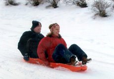 Adoptive Family Photo: Sledding is Fun on a Brisk Winter�s Day!, click to view bigger version