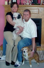 Adoptive Family Photo: Us and the Dogs, click to view bigger version