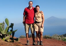 Adoptive Family Photo: Hiking on the Canary Islands, click to view bigger version