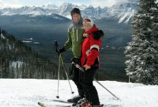 Adoptive Family Photo: Skiing in the Rocky Mountains, click to view bigger version