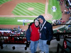 Adoptive Family Photo: Ready for the Cards to Win and <br>This Was the Game Where They<br>Clinched the World Series Title!, click to view bigger version