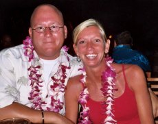 Adoptive Family Photo: A Little Bit of Paradise -<br>Luau in Maui, Hawaii, click to view bigger version