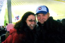 Adoptive Family Photo: Enjoying a Ballgame in Chicago, click to view bigger version
