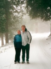 Adoptive Family Photo: Winter Walk on Mount Wilson, click to view bigger version