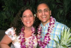 Adoptive Family Photo: Enjoying a Maui Luau, click to view bigger version