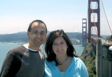 Adoptive Family Photo: Walking Over the Golden Gate Bridge, click to view bigger version