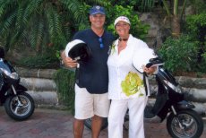 Adoptive Family Photo: Biking in Bermuda, click to view bigger version
