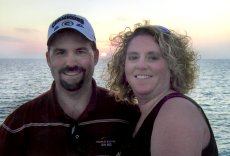 Adoptive Family Photo: Sunset Cruise in Florida, click to view bigger version