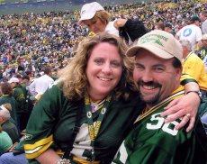 Adoptive Family Photo: Opening Day at Lambeau Field, click to view bigger version