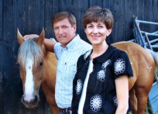 Adoptive Family Photo: With Gentle Duke, click to view bigger version