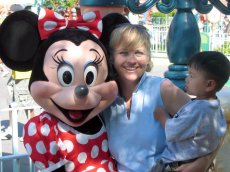 Adoptive Family Photo: Family Vacation at Disneyland, click to view bigger version