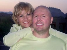 Adoptive Family Photo: On Our Patio During Sunset, click to view bigger version
