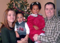 Adoptive Family Photo: Christmas Morning, click to view bigger version
