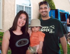 Adoptive Family Photo: Gathering for a Community BBQ, click to view bigger version