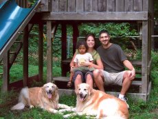 Adoptive Family Photo: Our Back Yard, click to view bigger version