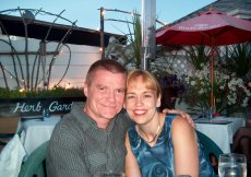Adoptive Family Photo: Enjoying a Night Out Together, click to view bigger version