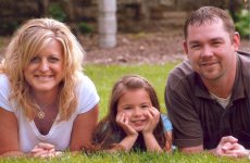 Adoptive Family Photo: Enjoying a Nice Fall Day, click to view bigger version