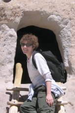 Adoptive Family Photo: Brenda Explores Indian Ruins in New Mexico, click to view bigger version
