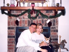 Adoptive Family Photo: Happy Holidays from Mitchell, Peggy, and Patches!, click to view bigger version