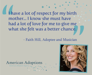 Faith Hill Adoption Quote
