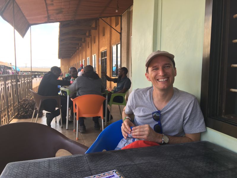Heath at a Cafe in Tanzania