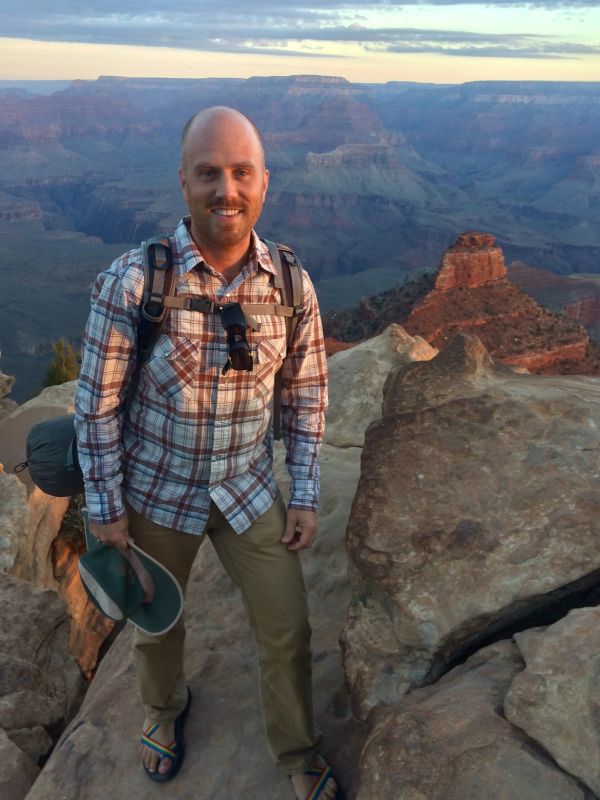 Cory Hiking the Grand Canyon