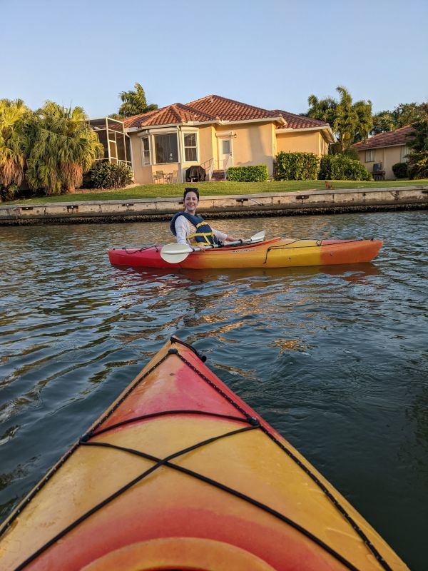 Erin Kayaking in Florida