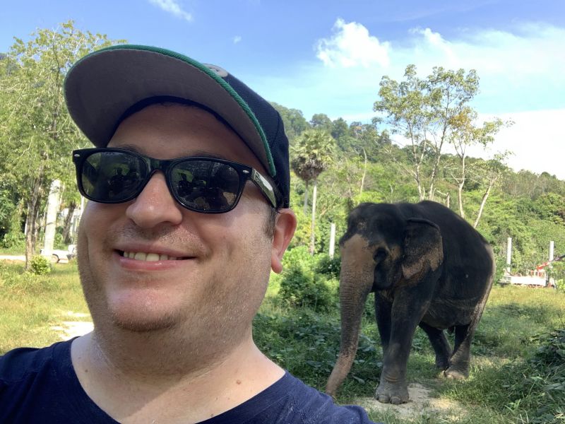 Elephant Preserve in Thailand