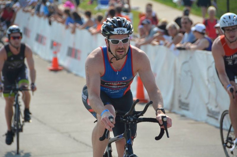 Greg in the Madison Ironman