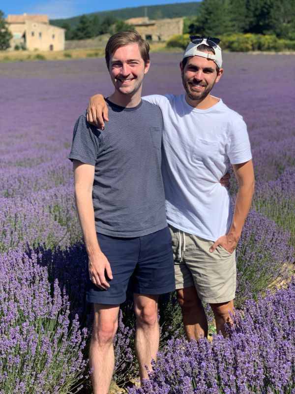Enjoying a Lavender Field in France
