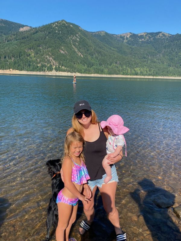 Enjoying the Lake with the Girls