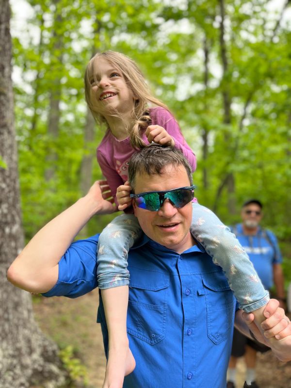 Felicity Hitched a Ride During a Family Hike