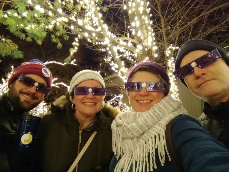 With Bruce's Parents at Zoo Lights