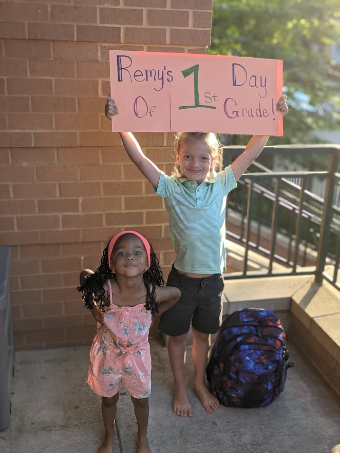 Remy's First Day of First Grade!