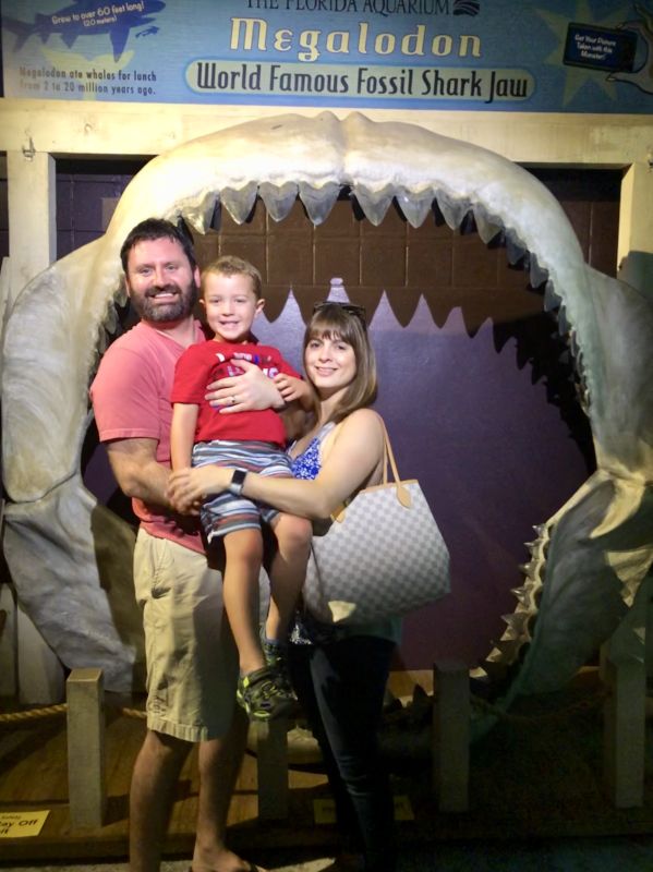Visiting the Aquarium With Our Nephew