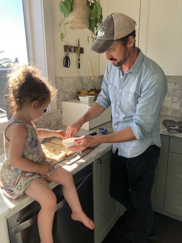 Conrad Cooking With Our Friend's Daughter