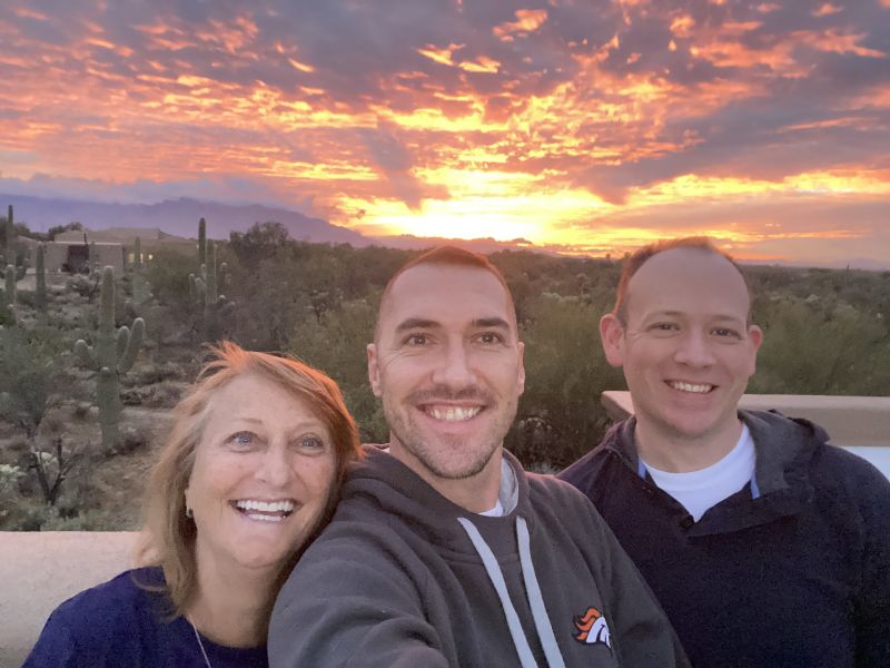 Arizona Sunrise With Philp's Mom