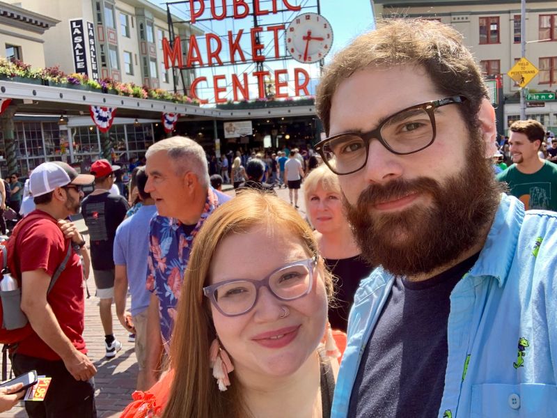 At the Iconic Pike Place Market in Seattle