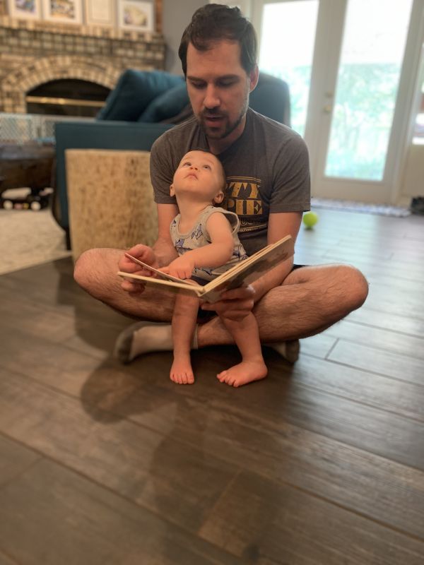Daddy & Quinn Reading