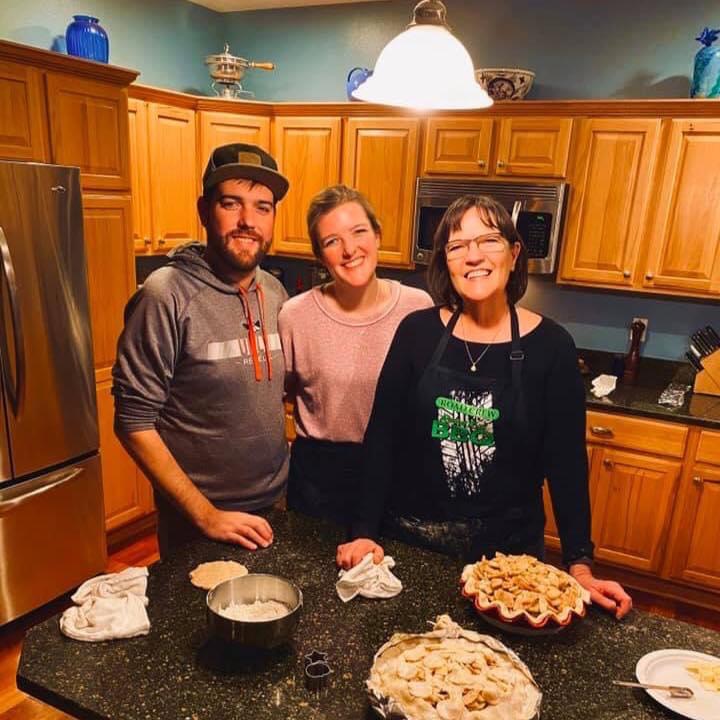 Annual Pie Day With Kelsey's Mom & Brother