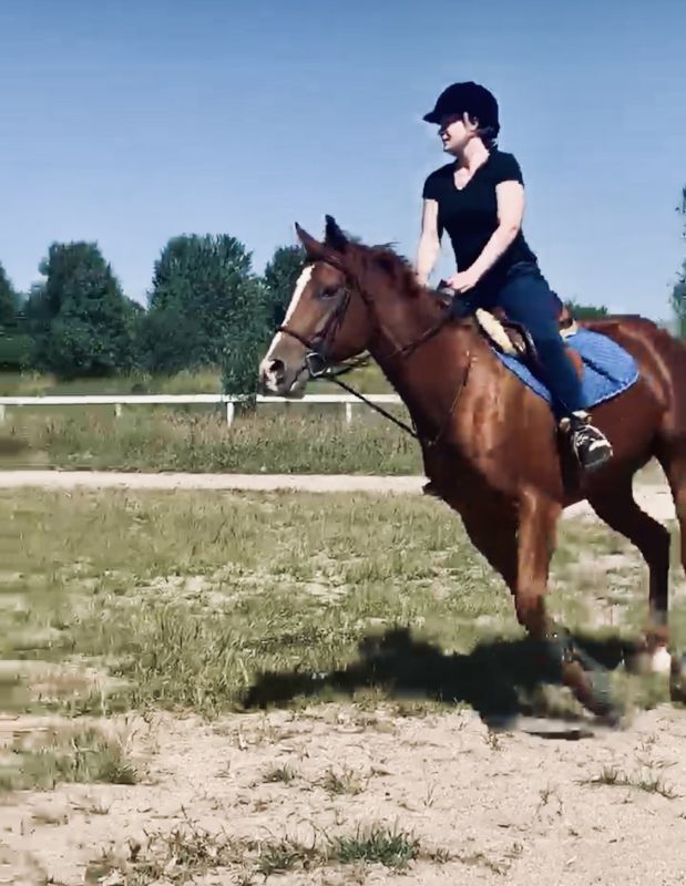 Vicky Horseback Riding