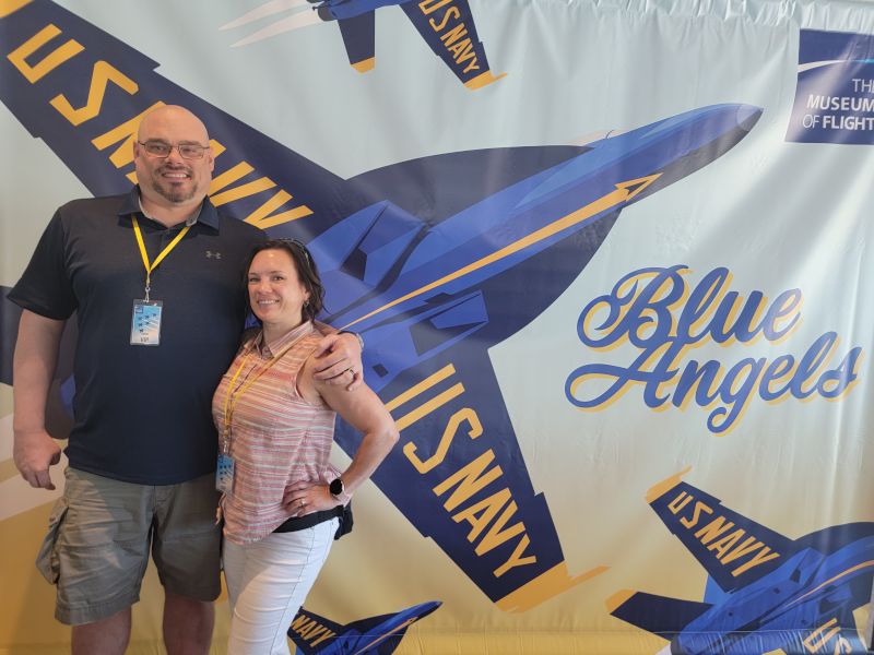 At a Blue Angels Event in Seattle